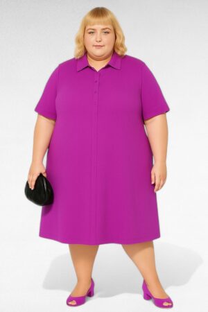 KL.657- Fuksia-värinen  mekko "Roamans"