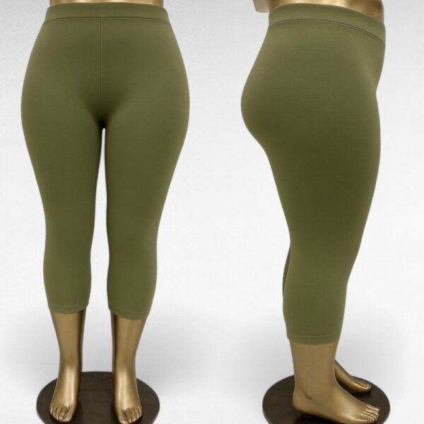 PY.530-Värikkäät bambu-caprileggingsit "FYV" - Image 5
