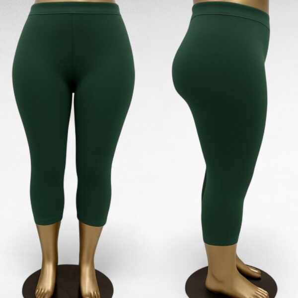 PY.530-Värikkäät bambu-caprileggingsit "FYV" - Image 8