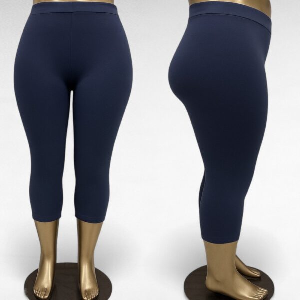 PY.530-Värikkäät bambu-caprileggingsit "FYV" - Image 6