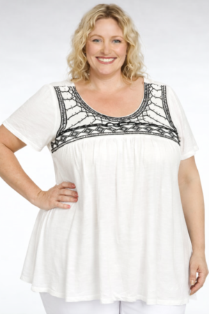 PL.235 -Valkoinen tunika "Avenue"