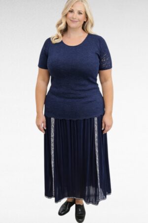 SE.507-Tummasininen  hame "Anthology"