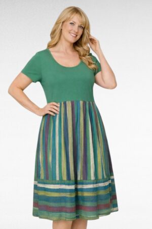 KL.596- Lyhythihainen puuvillamekko "CKF Fashion"