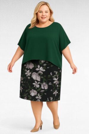 KL.591-Hihaton mekko huivilla "Alissa"
