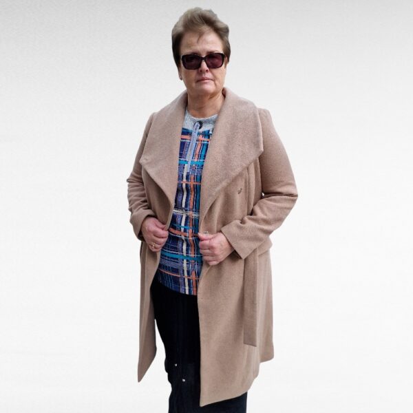 JO.039- Beige  villatakki "Ellos"