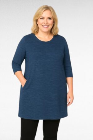 TU.613-Sähkösininen pusero taskuilla "Minna"