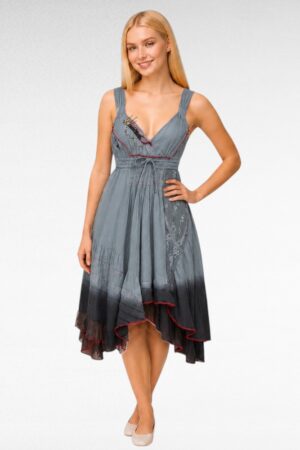 Harmaa hihaton boho-mekko "Joe Browns"(KL.638)