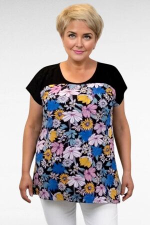 PL.652- Lyhythihainen  viskoositunika "Your Curve"