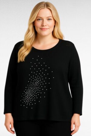 KU.612- Musta neule"Seppälä"