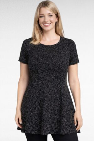 TU.073-Hopeavärinrn tunika/minimekko "Dorothy Perkins"