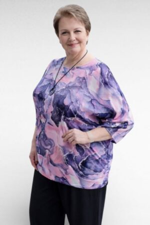 TU.609-  Värikäs tunika "Vally"
