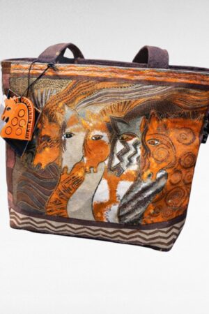 KK.504-Kangaslaukku "Laurel Burch"