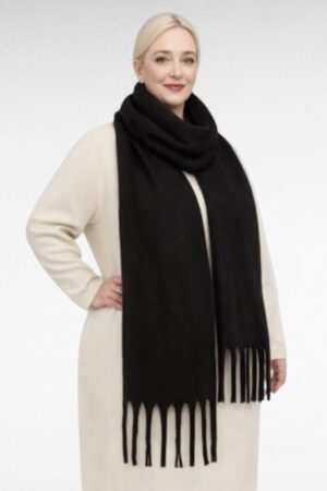 MU.129-Klassinen musta villahuivi