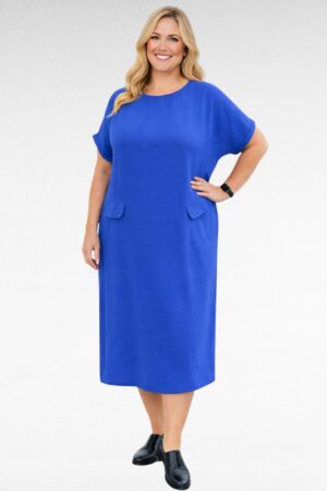 KL.631-Puuvillamekko, suoralinjainen "Seraj"