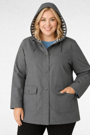 Kevättakki pluskoko kosteudenkestävä"Louisa"(JO.604)