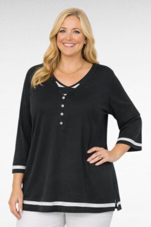 TU.703 -Musta tunika "Janet&Joyce"