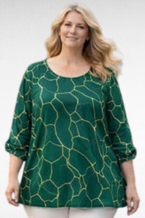 Viskoositunika abstraktilla kuviolla "Klaudia" (TU.706)