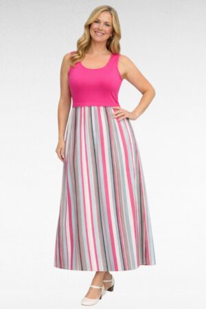 Maksimekko "Italy Moda" monivärisellä helmaosalla( KL.667)