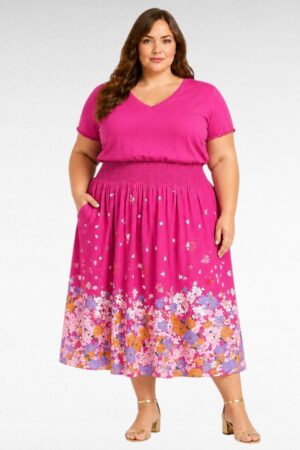 Vaaleapunainen mekko "Jessica London"(KL.507)