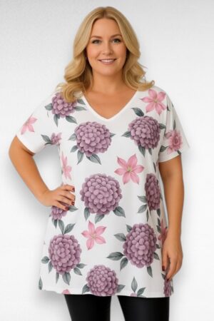 Tunika kukkakuviolla "Esmira"( TU.010)