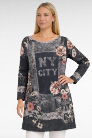 Pitkä samettimainen tunika "Annika"(TU.709)