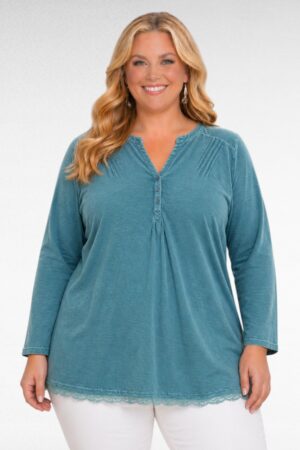 Vihreä pluskoko pusero"Janet&Joyce"