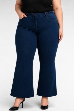 Leveälahkeiset stretch-farkut "Serra"(PY.551)